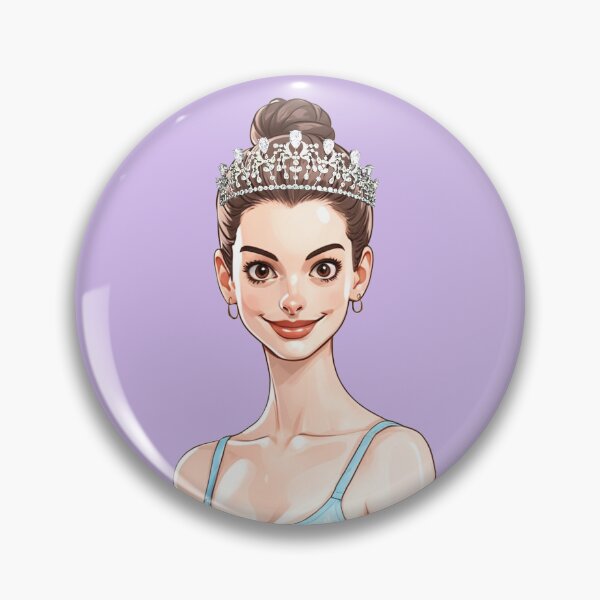 Item preview, The Princess Diaries Mia Thermopolis Anne Hathaway Cartoon  designed and sold by baranskini.