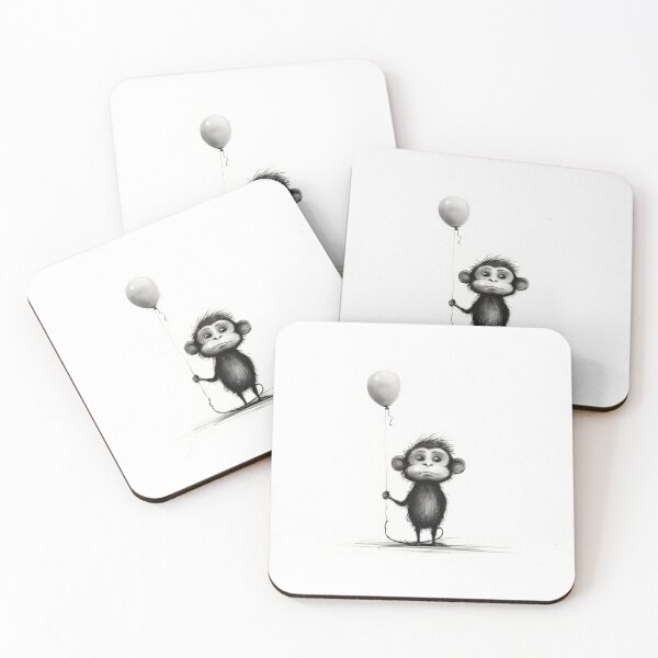 Item preview, chimpanzee designed and sold by Made-by-Gus.