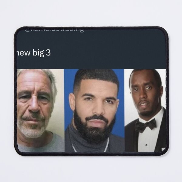 Item preview, the new big three drake diss track meme 2024 designed and sold by cloudzer0000.