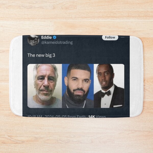 Item preview, the new big three drake diss track meme 2024 designed and sold by cloudzer0000.
