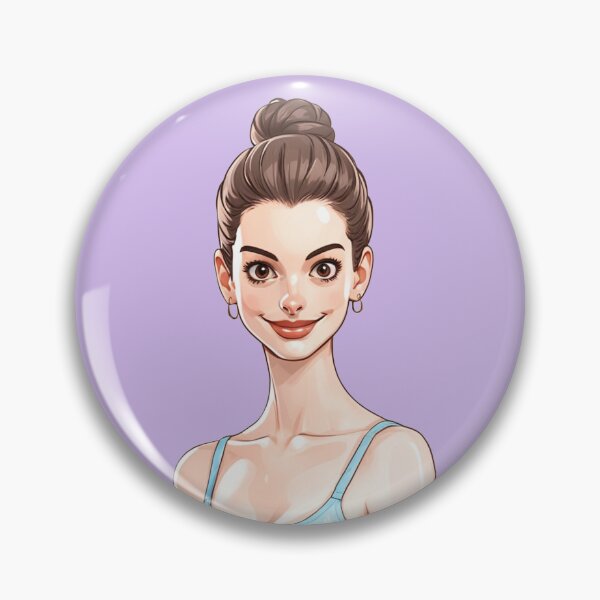 Item preview, The Princess Diaries Mia Thermopolis Anne Hathaway Cartoon  designed and sold by baranskini.