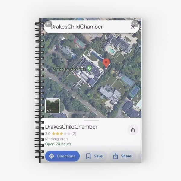 Item preview, google map drake diss track meme 2024 designed and sold by cloudzer0000.