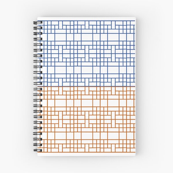 Item preview, Blue&Orange East Asian patterns designed and sold by Eastspacebubble.