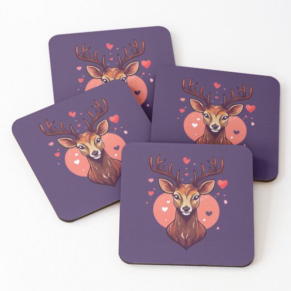 Item preview, Deer and Hearts Design designed and sold by Planetporridge.
