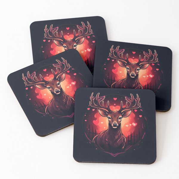 Item preview, Deer and Hearts designed and sold by Planetporridge.