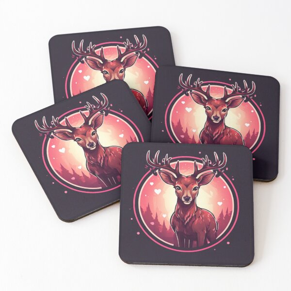 Item preview, Cute Deer with Hearts designed and sold by Planetporridge.