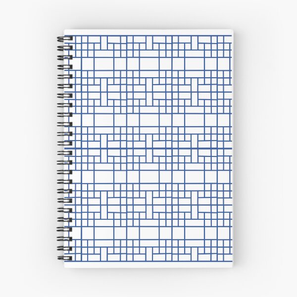 Item preview, Blue East Asian patterns on White designed and sold by Eastspacebubble.