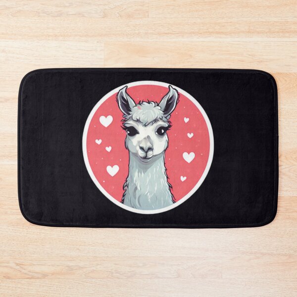 Item preview, Llama Heart Art designed and sold by Planetporridge.