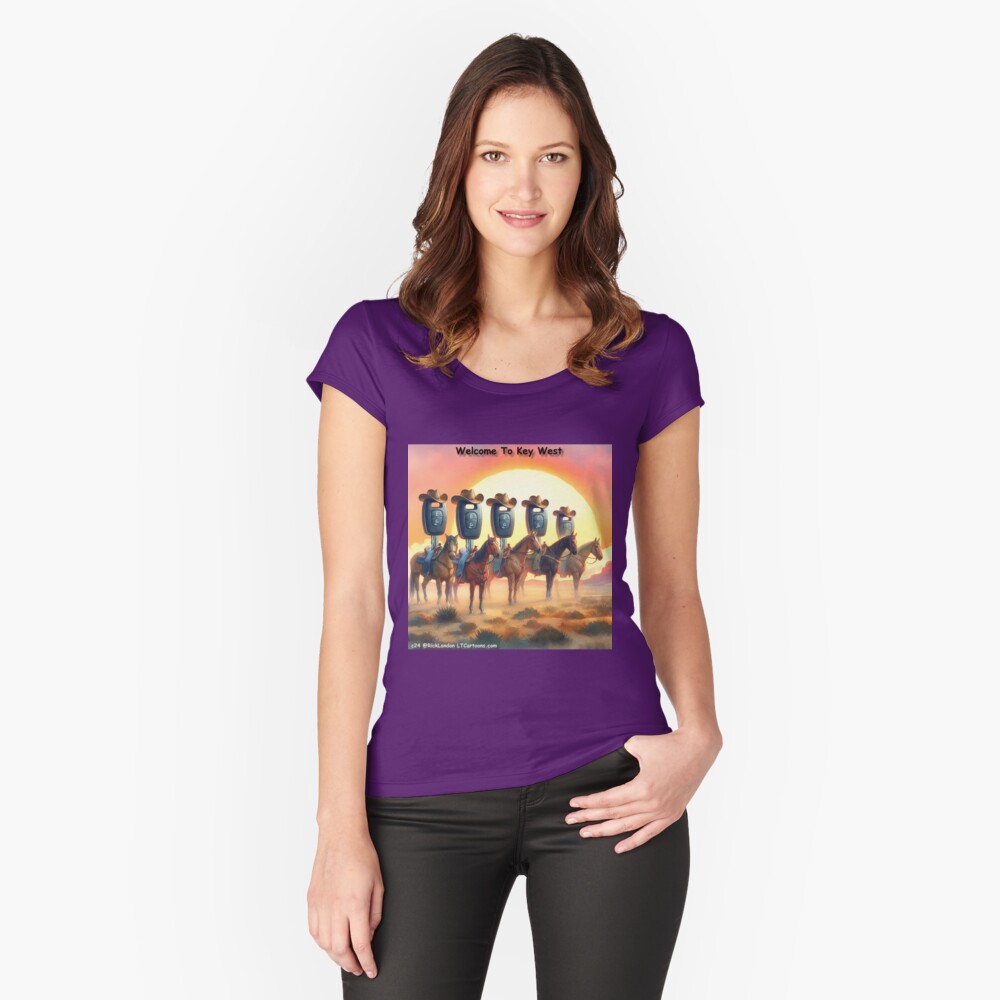 Item preview, Fitted Scoop T-Shirt designed and sold by ltcartoons.