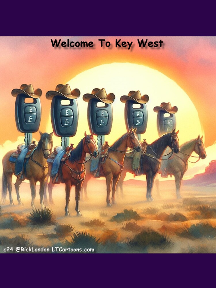 Thumbnail 7 of 7, Essential T-Shirt, Welcome To Key West designed and sold by ltcartoons.