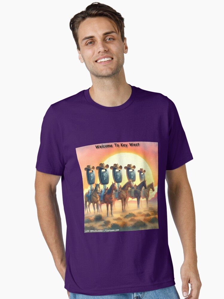 Thumbnail 1 of 7, Essential T-Shirt, Welcome To Key West designed and sold by ltcartoons.