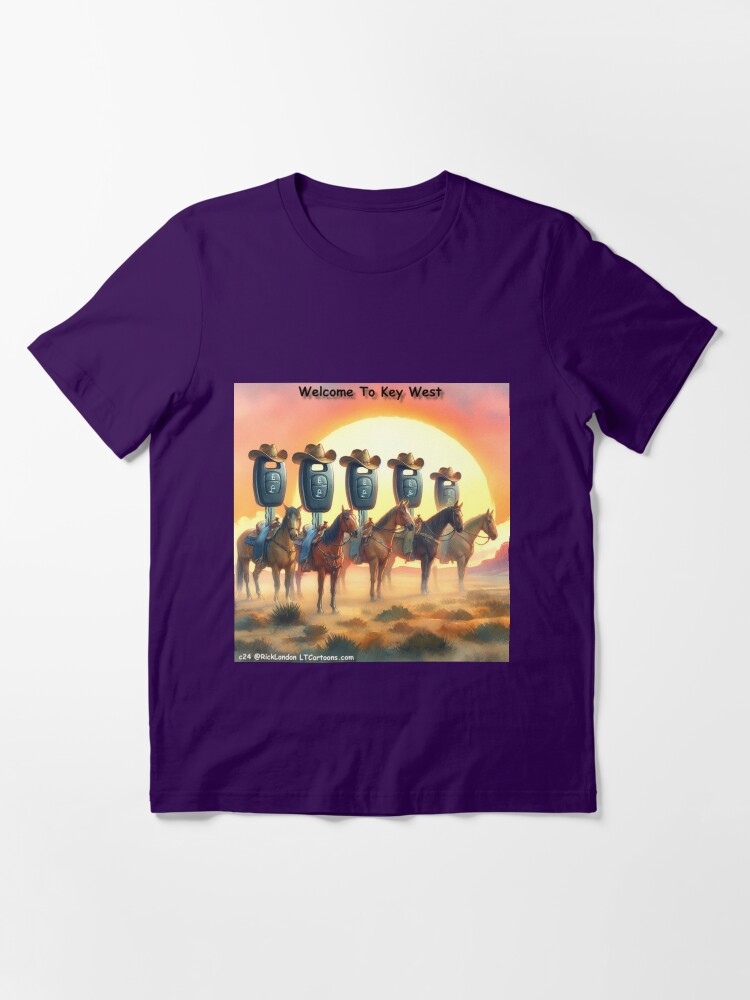 Thumbnail 3 of 7, Essential T-Shirt, Welcome To Key West designed and sold by ltcartoons.