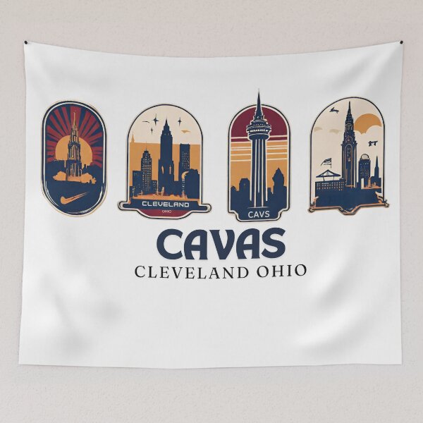 Item preview, Cavas Cleveland Ohio designed and sold by FitEnvy.