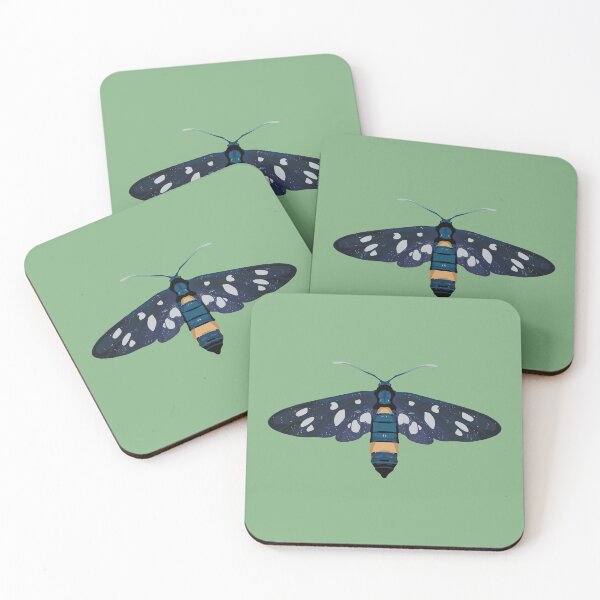 Item preview, Nine Spotted Moth (Green) designed and sold by okaymoose.
