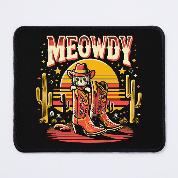 Item preview, Cat Cowboy Cowgirl Country Western Meowdy Funny Cat designed and sold by KsuAnn.