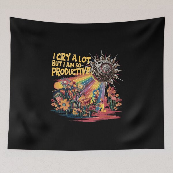 Item preview, I cry a lot but I am so productive Its An Art trendy designed and sold by bluel_evin.