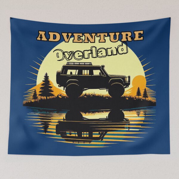 Item preview, All Wheel Drive Adventure Overland Road Trip designed and sold by redask2me.