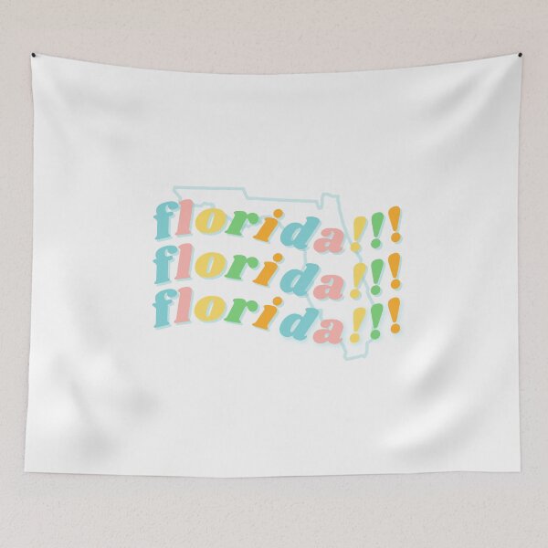 Item preview, Florida!!! (aqua) designed and sold by sophie mullinix.