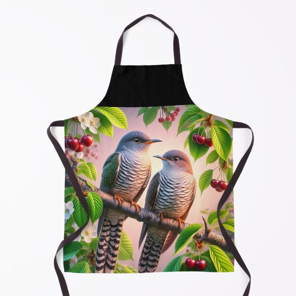 Item preview, Two common Cuckoos on a cherry tree designed and sold by EmeraldeaArt.