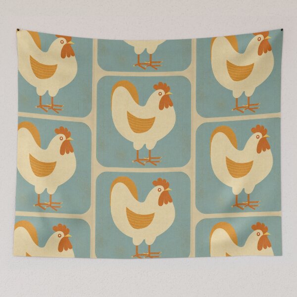 Item preview, A modern chicken, looking to the right designed and sold by LeahHa.