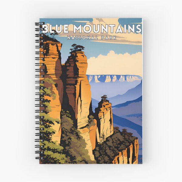 Item preview, Blue Mountains National Park designed and sold by ZionPosteria.