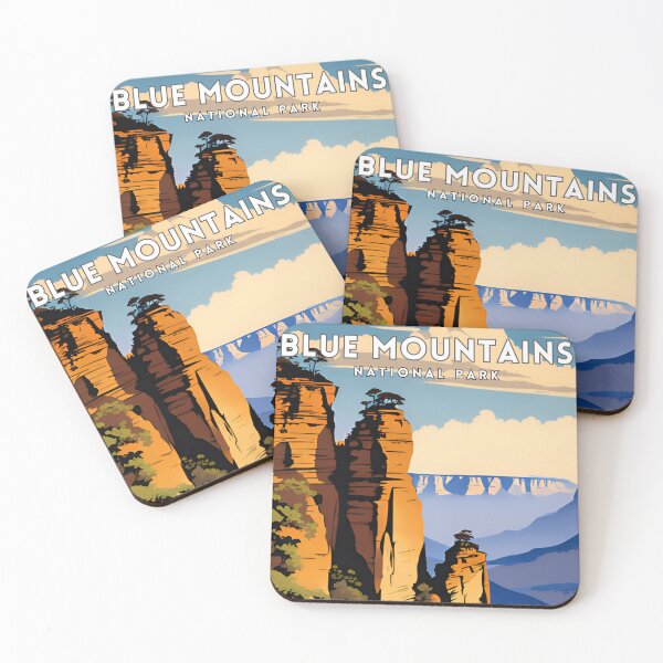 Item preview, Blue Mountains National Park designed and sold by ZionPosteria.