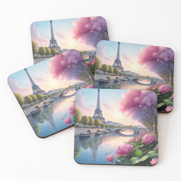 Item preview, Springtime Splendor: Eiffel Tower Overlooking the Seine River designed and sold by GrizzlyCollective.