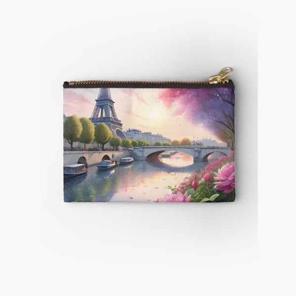 Item preview, Springtime Splendor: Eiffel Tower Overlooking the Seine River designed and sold by GrizzlyCollective.