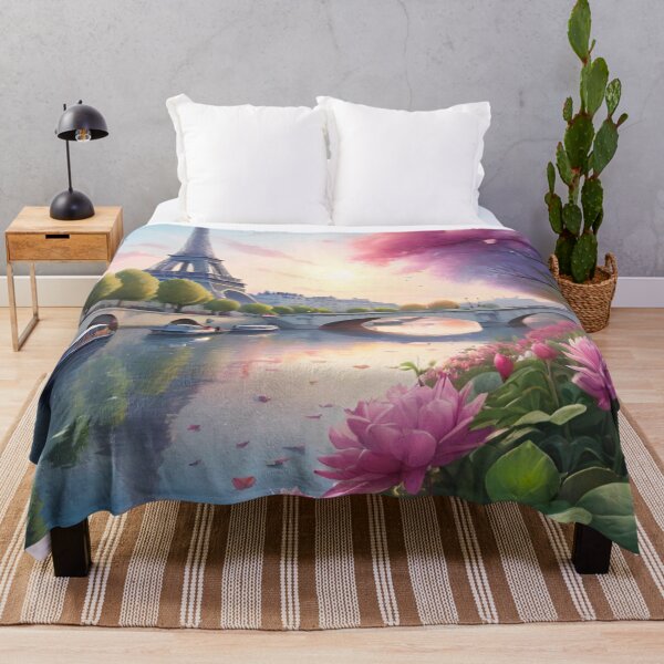 Item preview, Springtime Splendor: Eiffel Tower Overlooking the Seine River designed and sold by GrizzlyCollective.