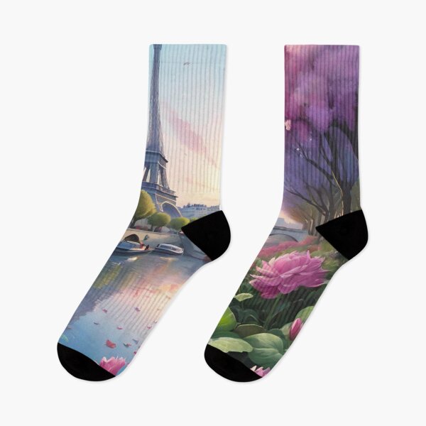 Item preview, Springtime Splendor: Eiffel Tower Overlooking the Seine River designed and sold by GrizzlyCollective.
