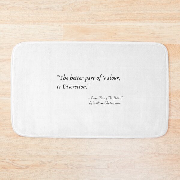 Item preview, A Quote from "Henry IV, Part 1" by William Shakespeare designed and sold by Poemit.