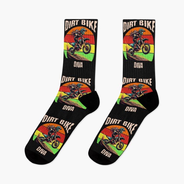 Item preview, Dirt Bike Diva Racing Motorcycles Dirt Bike Rider Motocross Dirt Track Motorbike Girl Women designed and sold by CarantinedChaos.