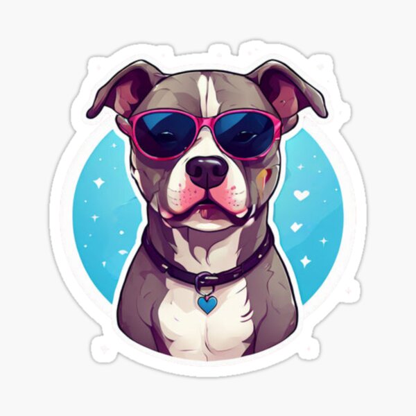 Item preview, Pitbull with Sunglases Design designed and sold by Planetporridge.