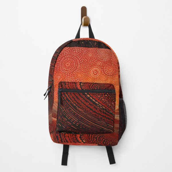 Item preview, Aboriginal Inspired Dot Art - Red Valley designed and sold by GrinGalore.