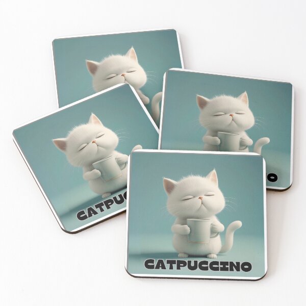 Item preview, "Catpuccino" Coffee, Mugs, Cats and Kittens designed and sold by PedalPowerGFX.