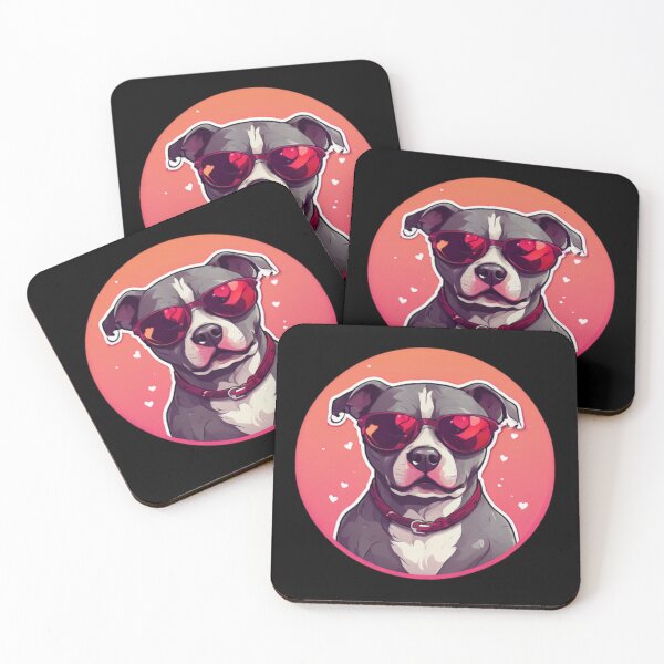 Item preview, Pitbull with Sunglases Art designed and sold by Planetporridge.