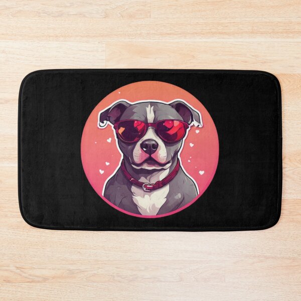 Item preview, Pitbull with Sunglases Art designed and sold by Planetporridge.