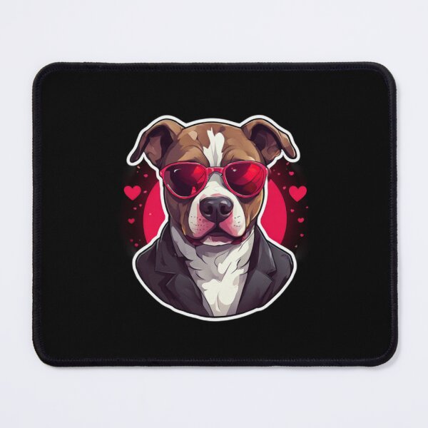 Item preview, Pop art Pitbull with Sunglases designed and sold by Planetporridge.
