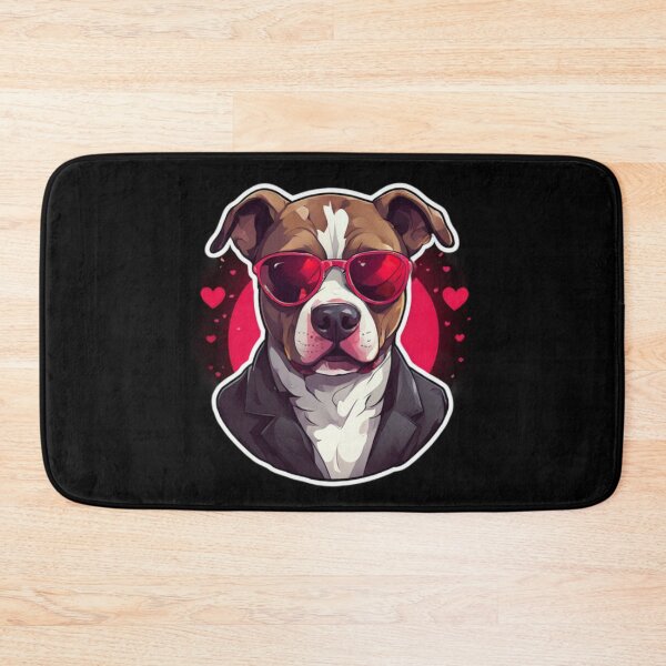 Item preview, Pop art Pitbull with Sunglases designed and sold by Planetporridge.