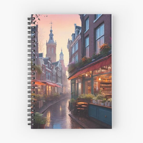 Item preview, Rainy Day in Amsterdam: Narrow Streets Underneath the Drizzle designed and sold by GrizzlyCollective.
