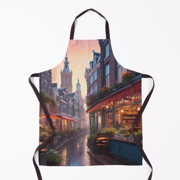 Item preview, Rainy Day in Amsterdam: Narrow Streets Underneath the Drizzle designed and sold by GrizzlyCollective.