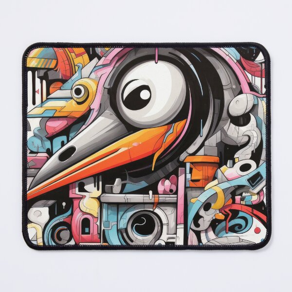 Item preview, Pelican abstract Wallart Graffiti Comic designed and sold by Toms Tee.