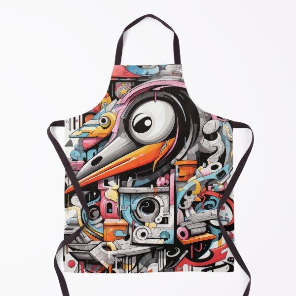 Item preview, Pelican abstract Wallart Graffiti Comic designed and sold by Toms Tee.