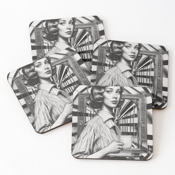 Item preview, Vintage television designed and sold by MatrixTattoo.