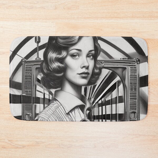 Item preview, Vintage television designed and sold by MatrixTattoo.