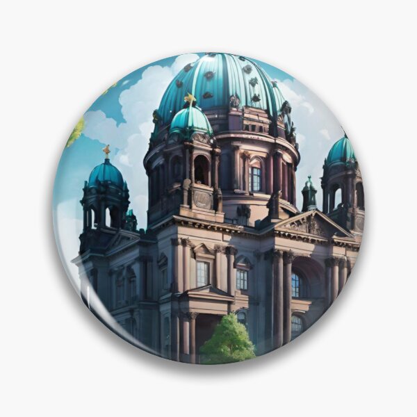 Item preview, Berlin Cathedral in Bloom: A Floral Oasis Amidst Urban Majesty designed and sold by GrizzlyCollective.