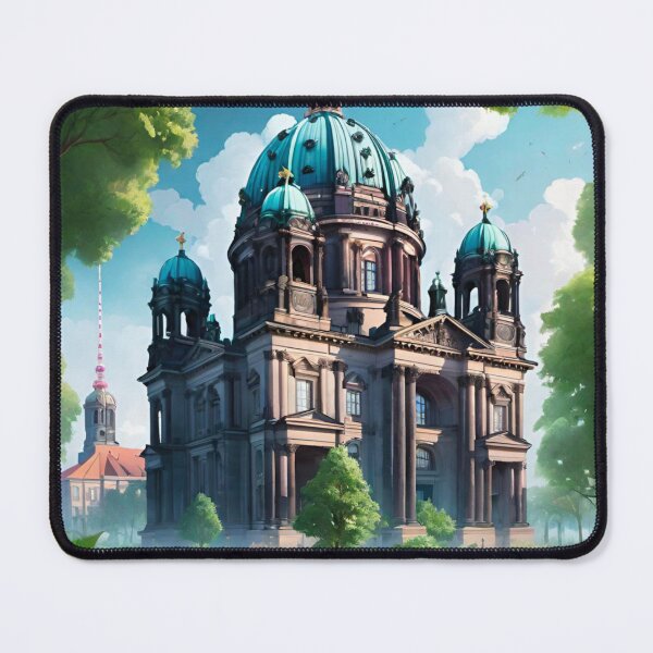 Item preview, Berlin Cathedral in Bloom: A Floral Oasis Amidst Urban Majesty designed and sold by GrizzlyCollective.
