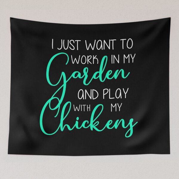 Item preview, Garden With Chickens Animal Rights designed and sold by Turie.