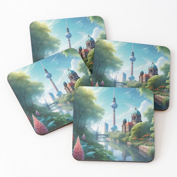 Item preview, Berlin Skyline: River Spree with TV Tower and Berlin Cathedral designed and sold by GrizzlyCollective.