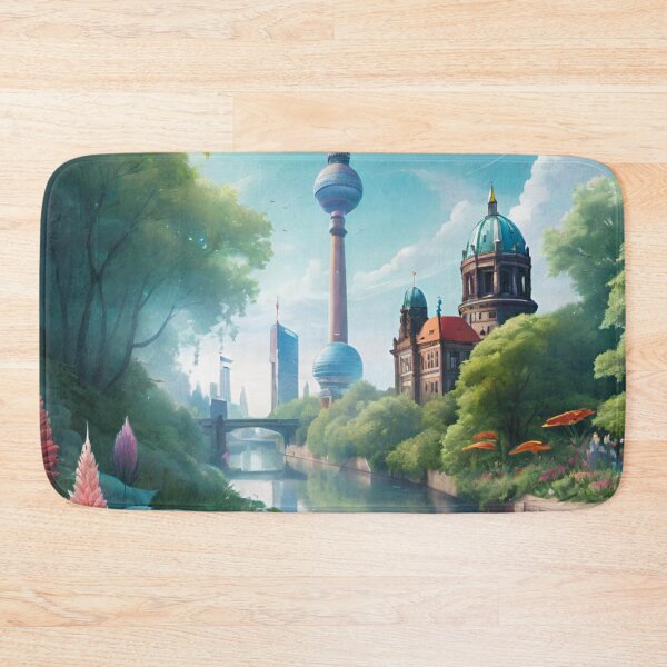 Item preview, Berlin Skyline: River Spree with TV Tower and Berlin Cathedral designed and sold by GrizzlyCollective.